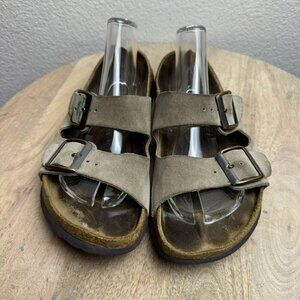 Betula by Birkenstock Leather/suede Sandals With 2 strap Buckles Size 40/9 Women